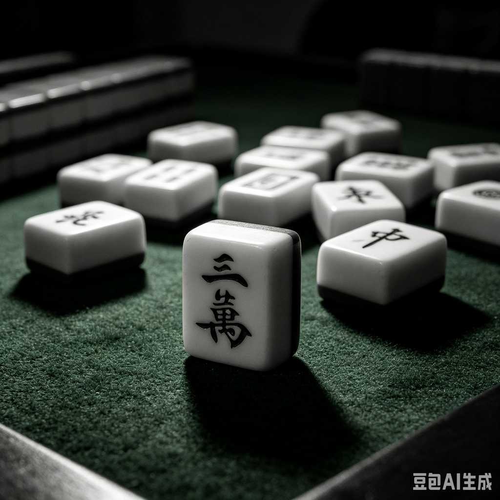 retro vintage mahjong set