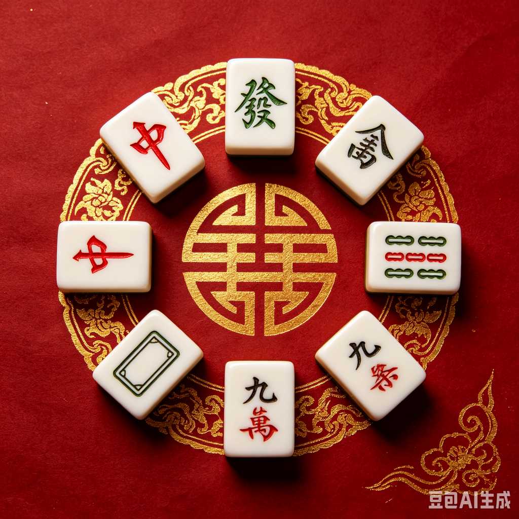 unique color mahjong tiles design