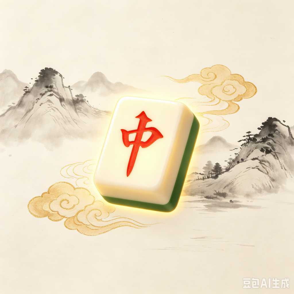 engraved mahjong tiles