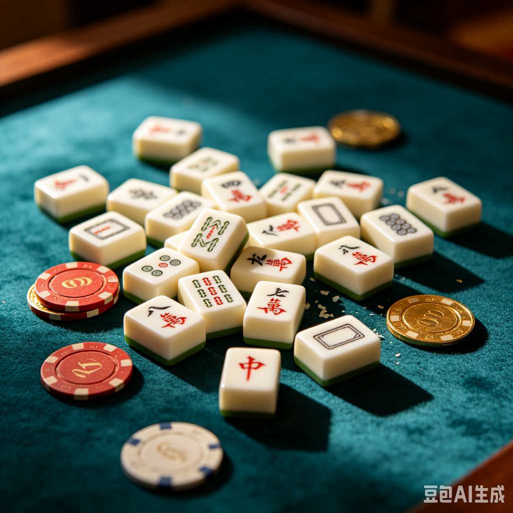 embossed mahjong set design