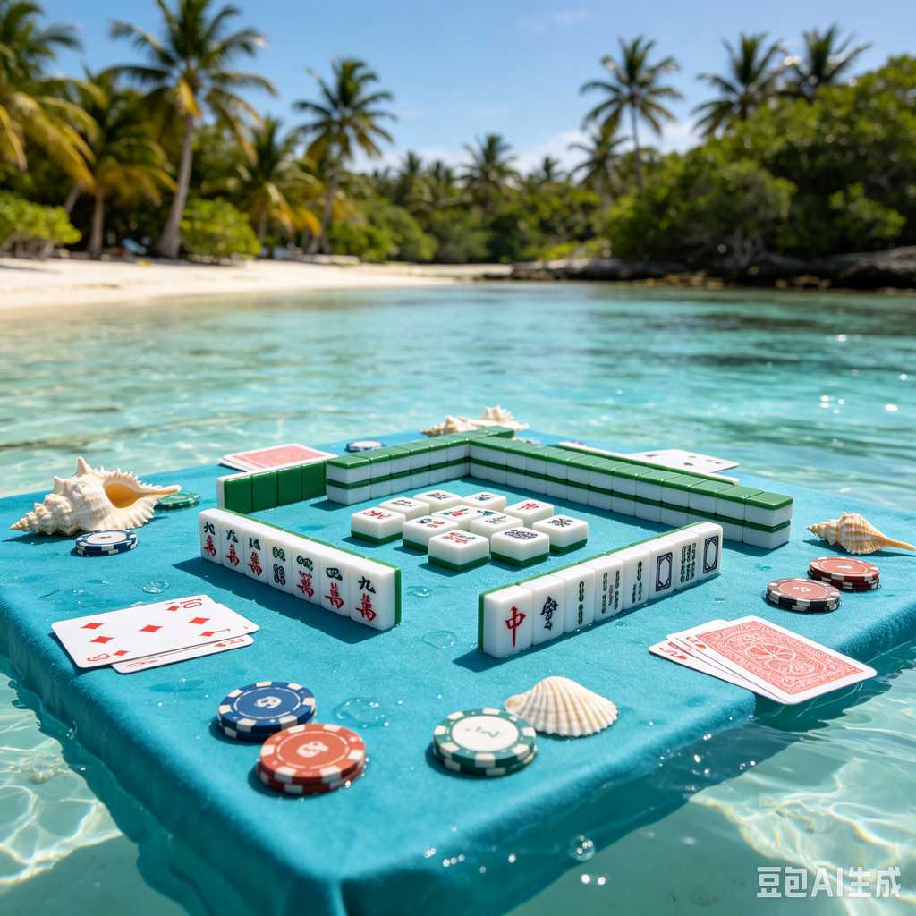 blue crystal mahjong set
